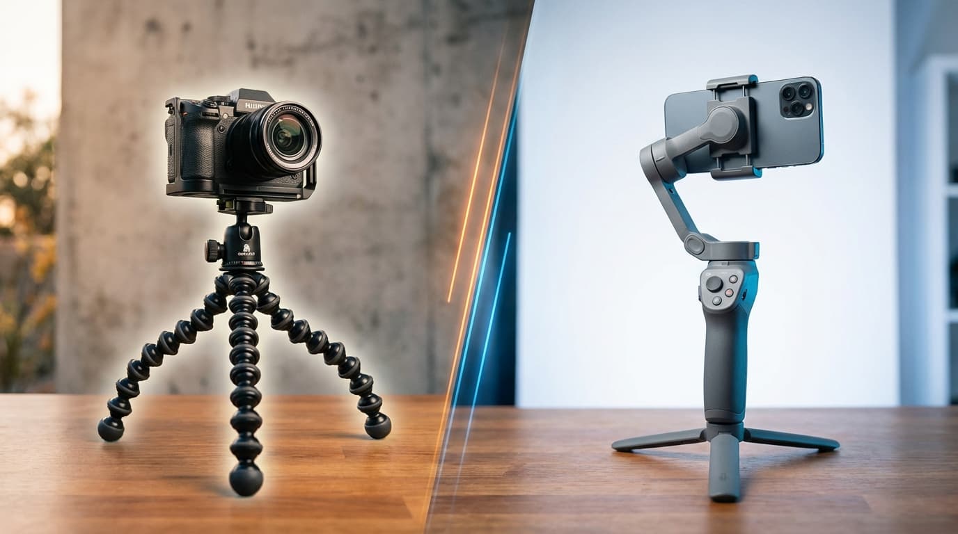 Gorilla Pod VS DJI Osmo : le combat des vlogs